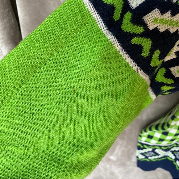 🎉NFL Ugly Holiday Seattle Seahawks Sweater, Men’s Size M, Blue/Green/Whi… - Picture 6 of 8